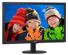  Philips 23.6 243V5QHAB/00 Black