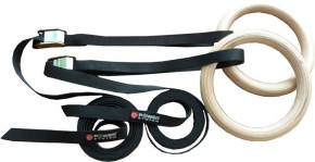   Power System Wooden Gymnastic Rings PS-4048