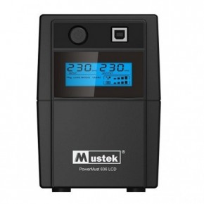    Mustek PowerMust 636 LCD 650VA (98-LIC-L0636)