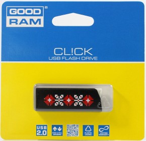  USB Goodram CL!CK 16GB Ukraine, Black (PD16GH2GRCLKR9L) 3