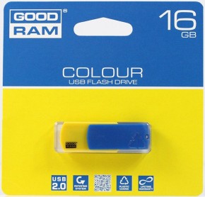  USB Goodram Colour 16GB Ukraine (Blue/Yellow) (PD16GH2GRCOBYR9)