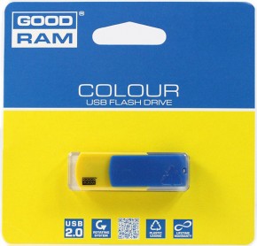  USB Goodram Colour 32GB Ukraine, Blue/Yellow (PD32GH2GRCOBYR9)