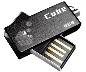  Goodram Cube 8GB Black (PD8GH2GRCUKR9)