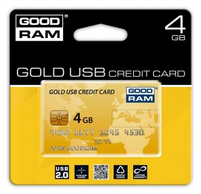  Goodram Gold Credit Card 4Gb (PD4GH2GRCCPR9) 4