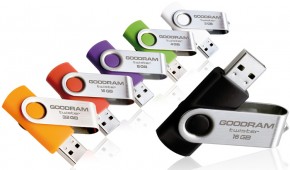  USB Goodram 8Gb Twister White bulk (PD8GH2GRTSBW) 3