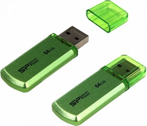  Silicon Power 64GB USB Helios 101 Green (SP064GBUF2101V1N)