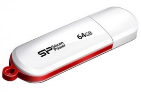  USB Silicon Power LuxMini 320 64GB White (SP064GBUF2320V1W)