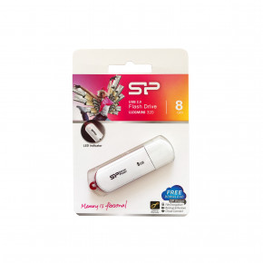 USB  Silicon Power LuxMini 320 8GB White   