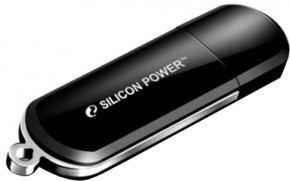  USB Silicon Power LuxMini 322 64GB Black (SP064GBUF2322V1K)