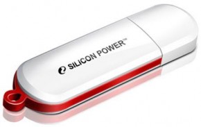  USB Silicon Power Lux Mini 320 32GB White (SP032GBUF2320V1W)