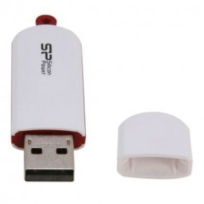  USB Silicon Power Lux Mini 320 32GB White (SP032GBUF2320V1W) 3