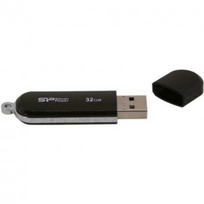  USB Silicon Power Lux Mini 322 32GB Black (SP032GBUF2322V1K) 3