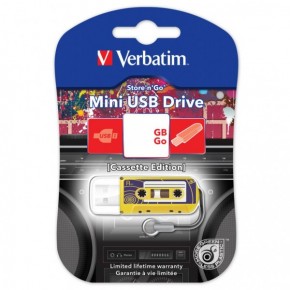  Verbatim 16Gb Mini Cassette Edition Yellow (49399) 3