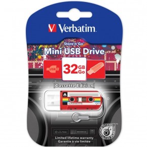  Verbatim 32Gb Mini Cassette Edition Red (49392) 3