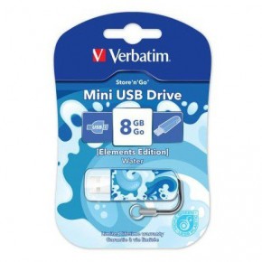  USB  Verbatim Water 8Gb 98159 4