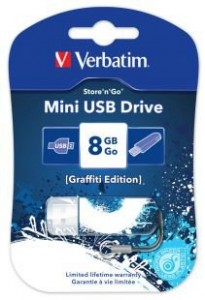  USB  Verbatim Blue 8Gb 98162 3