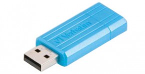  USB Verbatim PinStripe 16GB Blue (49068) 4