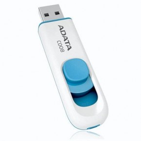  USB A-Data C008 8GB White (AC008-8G-RWE)