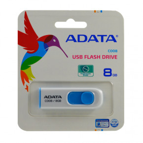 USB  A-Data C008 8Gb White/blue USB 2.0    3