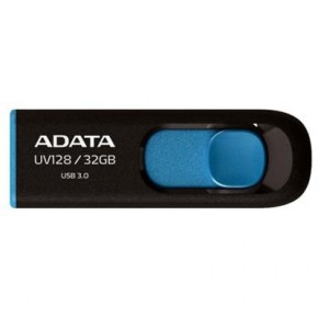  USB A-Data UV128 32GB Black-Blue (AUV128-32G-RBE) 3