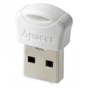 USB  Apacer 8GB AH116 White (AP8GAH116W-1) 3