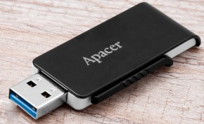  USB Apacer AH350 16GB Black USB 3.0 (AP16GAH350B-1) 10