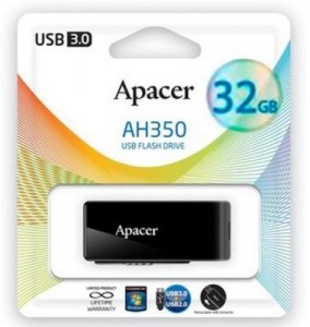  USB Apacer AH350 32GB Black USB 3.0 (AP32GAH350B-1) 5