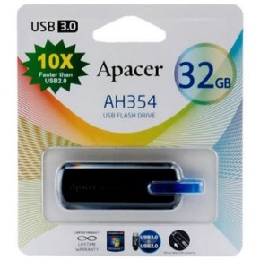  Apacer 32GB AH354 Black RP (AP32GAH354B-1) 10