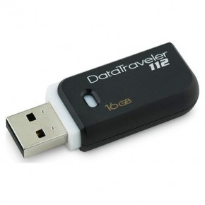  USB Kingston DT112 16GB Black White (DT112/16GB)