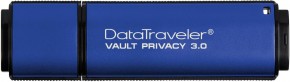  USB 3.0 Kingston DT Vault Privacy 64GB Metal Security (DTVP30/64GB) 3