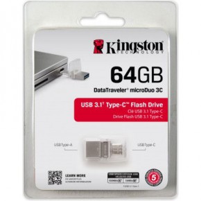  Kingston DT MicroDuo 3 64GB 10