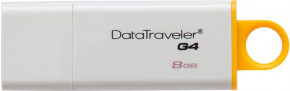  USB Kingston DataTraveler G4 USB 3.0 8Gb White 5