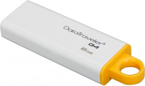  USB Kingston DataTraveler G4 USB 3.0 8Gb White 6