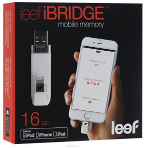  USB Leef iBRIDGE 16 GB White 4