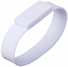  Qew Silicon Bracelet Band White 16 GB