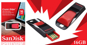 - Sandisk Cruzer Edge 16Gb    3