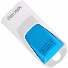  Sandisk Cruzer Edge 16Gb White-Blue (SDCZ51W-016G-B35B)