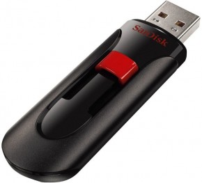  USB Sandisk Cruzer Glide 128GB Black (SDCZ60-128G-B35)