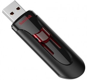  Sandisk Cruzer Glide 64Gb USB 3.0 Black (SDCZ600-064G-G35)