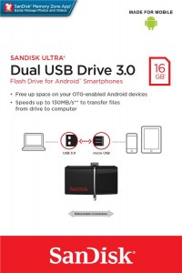  Sandisk 16GB USB 3.0 Ultra Dual Drive OTG Black (SDDD2-016G-GAM46) 4