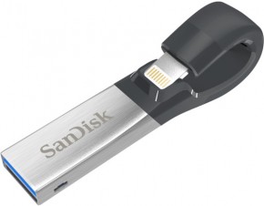  Sandisk iXpand 32Gb USB 3.0/Lightning for Apple (SDIX30C-032G-GN6NN)