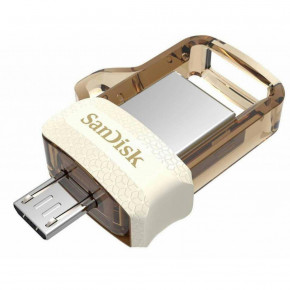 - SanDisk Ultra Dual Drive OTG White-Gold (SDDD3-064G-G46GW) 3