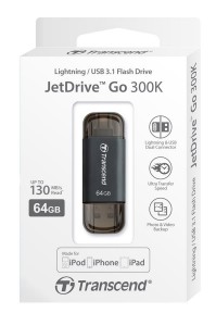  Transcend JetDrive Go 300 64GB Black (TS64GJDG300K)