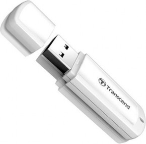 USB  Transcend JetFlash 370 8Gb White (TS8GJF370_NL) 4