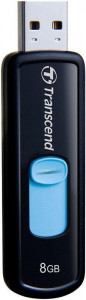  USB Transcend JetFlash 500 8Gb Black 4