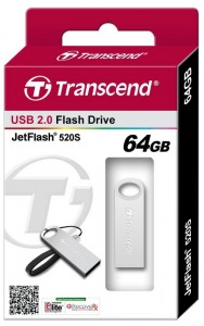  USB Transcend JetFlash 520 64GB Silver (TS64GJF520S) 5