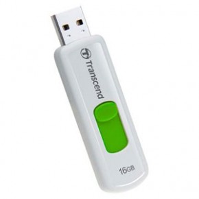  USB Transcend JetFlash 530 16GB White (TS16GJF530)