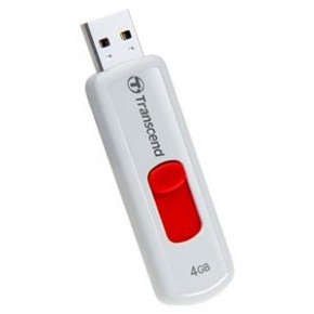  USB Transcend JetFlash 530 4GB White (TS4GJF530)