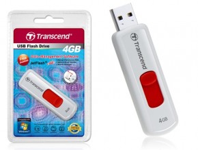  USB Transcend JetFlash 530 4GB White (TS4GJF530) 4