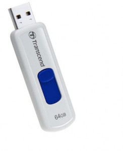  USB Transcend JetFlash 530 64GB White (TS64GJF530)